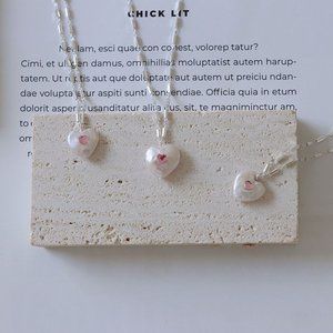 Luxury Handmade Heart Baroque Pearl Necklace